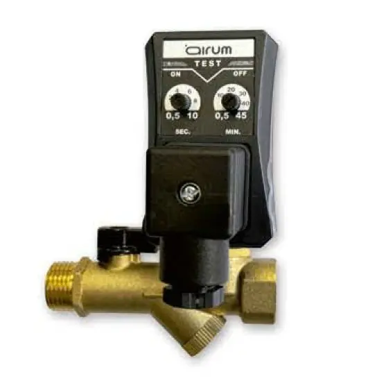 [011.1209AI] PURGA AUTOMATICA CALDERIN COMPRESOR 15 BAR M-H 1/2" 220V II