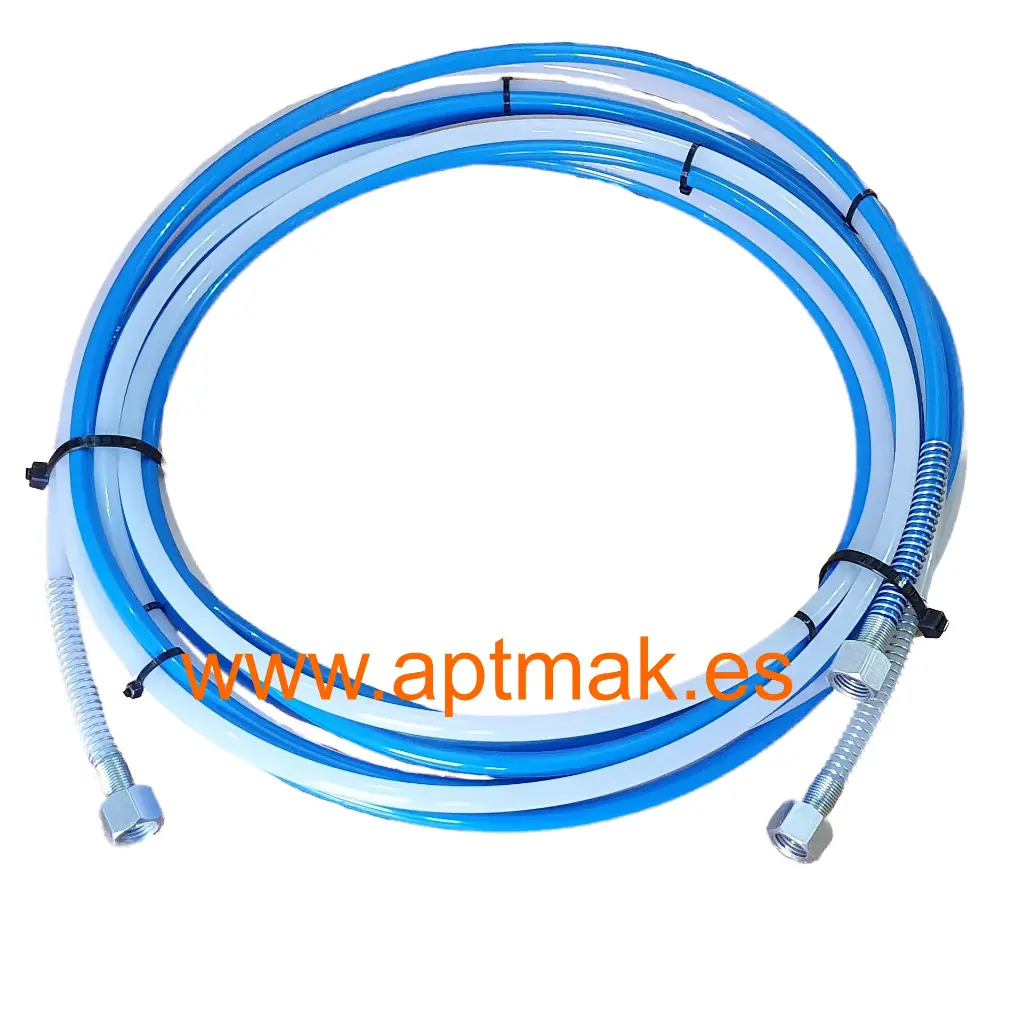 [611.075.001] MANGUERA AEROGRAFICA UNIDA BRIDAS 7,5 METROS