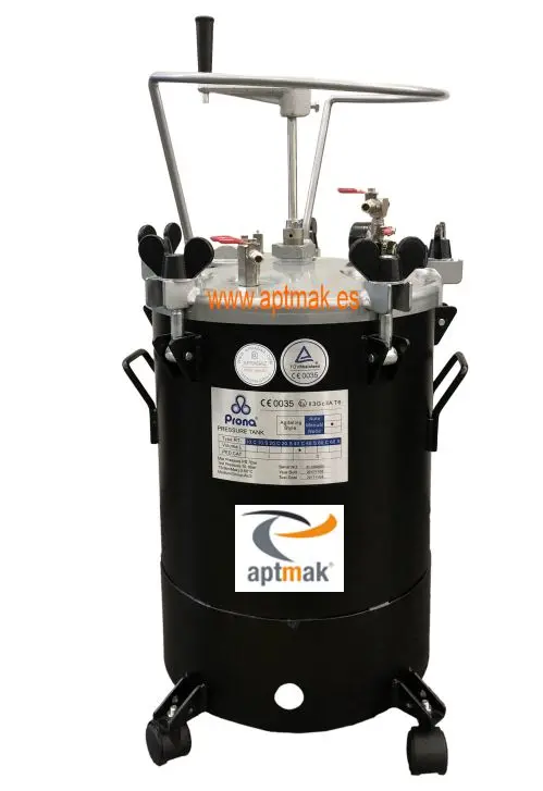 [202.210.002] CALDERIN DE PINTURA 10 LITROS AGITADOR MANUAL 