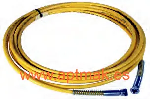[634.M15.001] MANGUERA AIRLESS 1/4" METALICA 15 MTS R- 1/4"