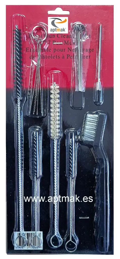 [720.200.115] KIT CEPILLOS LIMPIEZA AEROGRAFOS