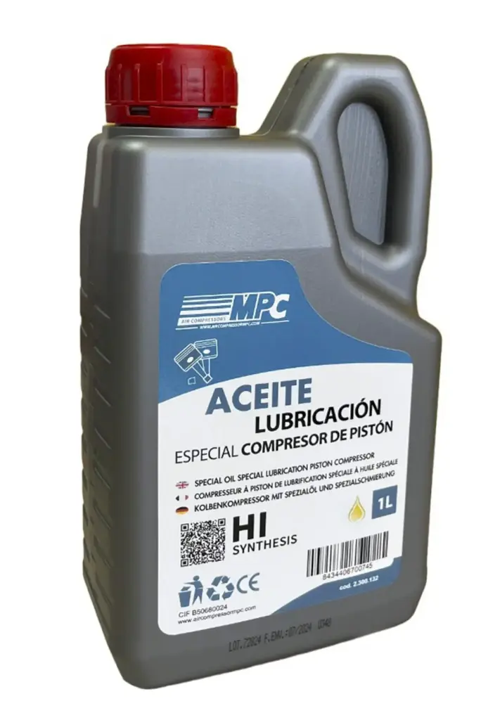 [041.2.300.132] ACEITE COMPRESOR PISTON SUPER SYNTETC 1 LITRO