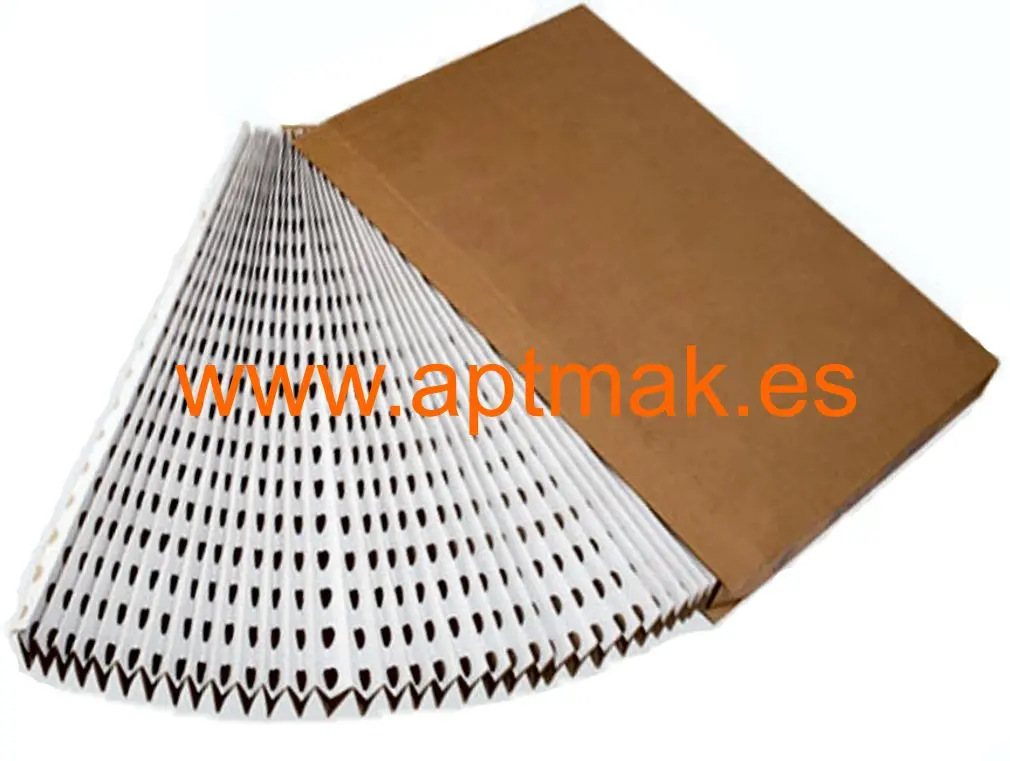 [045.002.100] FILTRO CARTON BLANCO CAJA 10M2 1X10 MTS