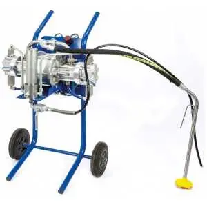 [232.141.801] EQUIPO DOBLE FUELLE 14/18 MC INOX. 18:1 14L CARRO