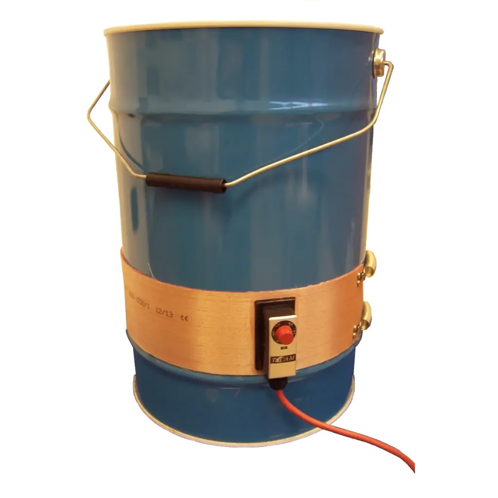 CALENTADOR MANTA SILICONA - BIDON 30L 300W TERMOSTADO 0º A 130º - 800x95mm