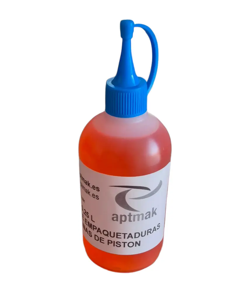 [710.BA3.025] BOTE ACEITE EMPAQUETADURAS ROJO (BOTE 0.25 L)