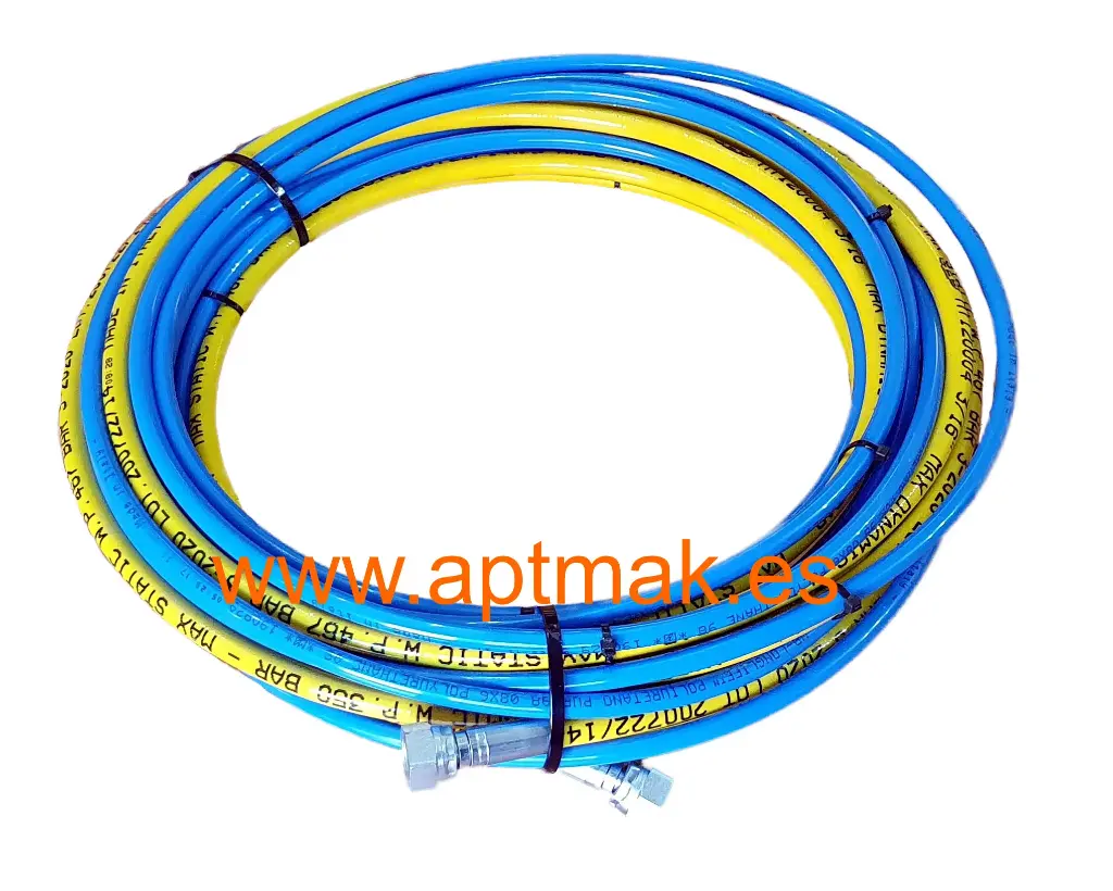 [621.005.001] MANGUERA MIXTA RL- 1/4" AIRE+PRODUCTO (5 MTS)