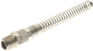 [1025 8/6 1/4] RACOR RECTO CON MUELLE PARA TUBO 6X8 R-1/4" (MACHO)