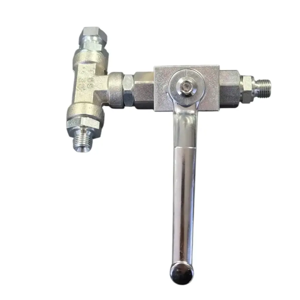 [711.K2M.014] KIT DOBLE MANGUERA ALTA PRESION CON LLAVE R-1/4