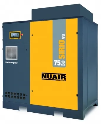 [V60BB97N1NA64] COMPRESOR TORNILLO SIRIO 56/10 75HP 10 BAR VELOCIDAD VARIABLE