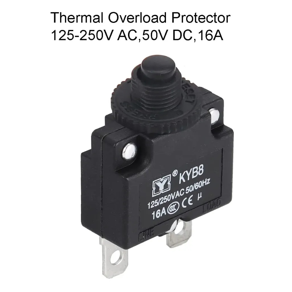 [B0BCQ8VCKL] DISYUNTOR TÉRMICO 16A REINICIO MANUAL, 125-250V AC 50V DC
