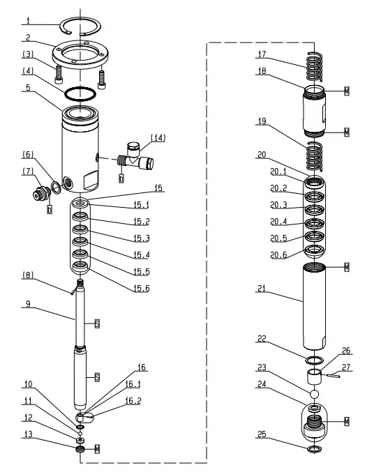 KIT EMPAQUETADURAS SUPERIORES WIWA 4032 Nº 20