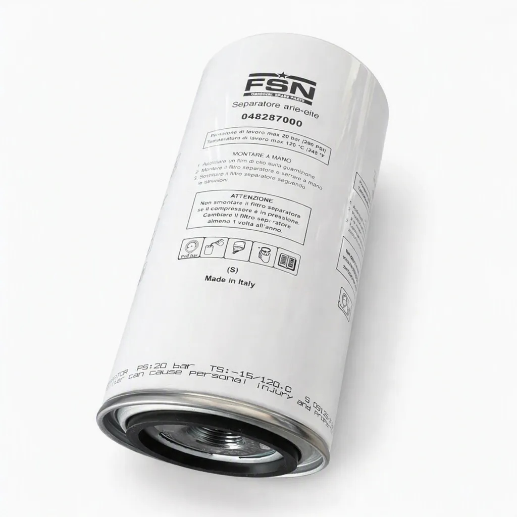 [C048287000] FILTRO SEPARADOR COMPRESOR STAR 15-20 SIRIO 11-16 15-20 HP ORIGINAL NUAIR